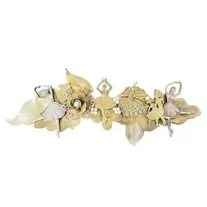 French hair barrette with ballerina dancer motif and seed pearls vintage Vintage | Accessories | French Hair Barrette With Ballerina  main image 3